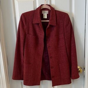 Caroll Paris Womens Blazer Red
